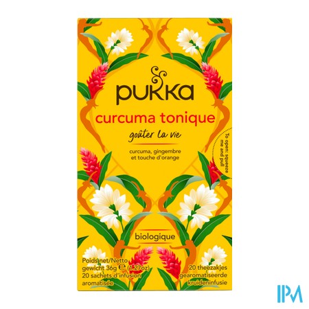 vignette PUKKA INFUS CURCUMA TONIQ SACH 20