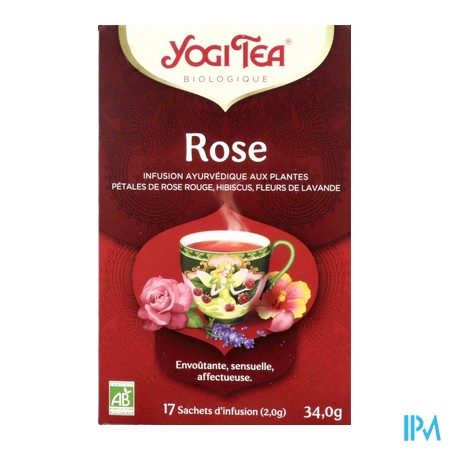 produit YOGI TEA ROSE SACH 17