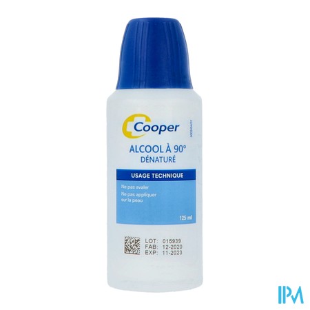 vignette ALCOOL 90C DENATURE COOP 125ML