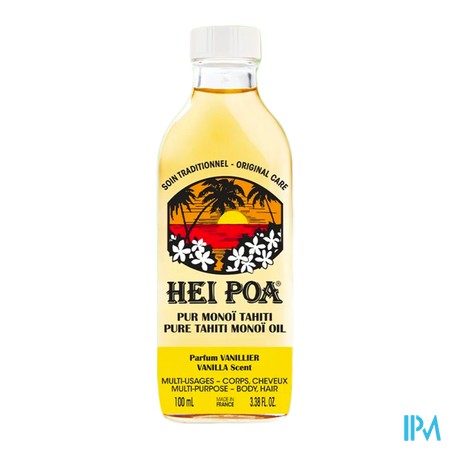 produit HEIPOA MONOI VANILLIER HLE 100ML