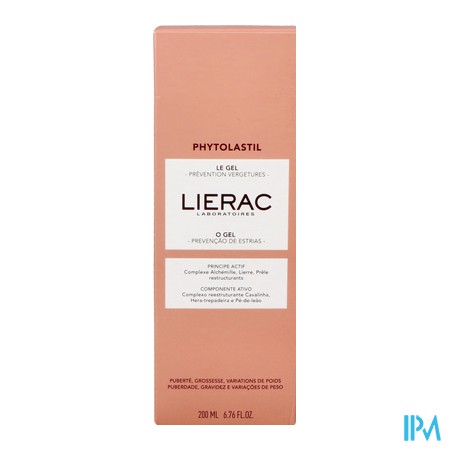 vignette LIERAC LE GEL PREVENTION VERGETURES 200ML