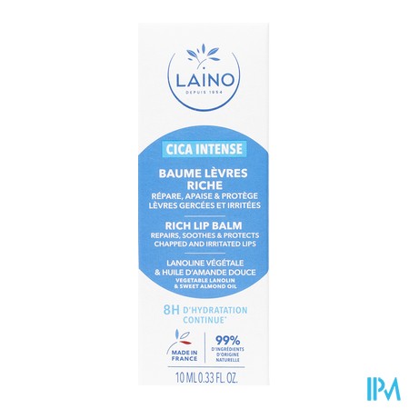 produit LAINO BAUME LEVRES CICA NATUREL TB10ML