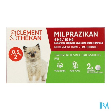 vignette CLEM/THEK MILPRAZIKAN CHATON CPR 2