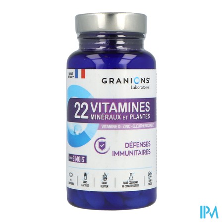 vignette GRANIONS 22 VITAMINES CPR 90