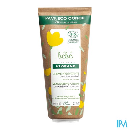 vignette KLORANE BB BIO CR HYDRA 200ML