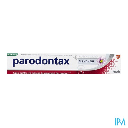 vignette PARODONTAX DENT BLANCHEUR 75ML