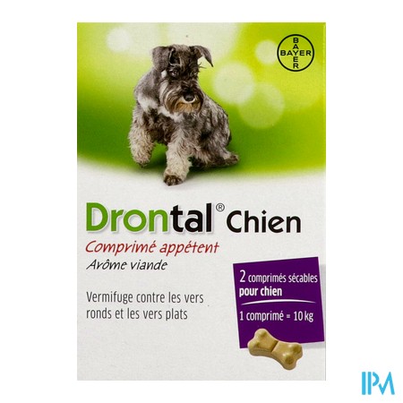 produit DRONTAL CHIEN CPR 2