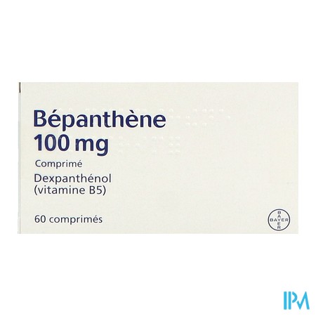 vignette BEPANTHENE 100MG CPR 60