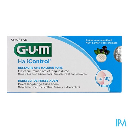 vignette GUM HALICONTROL PASTIL 10