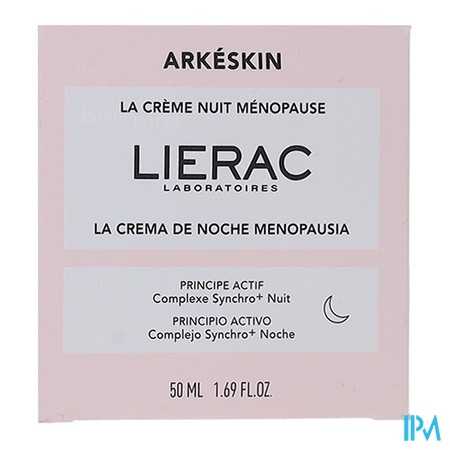 vignette LIERAC LA CREME NUIT MENOPAUSE POT 50ML