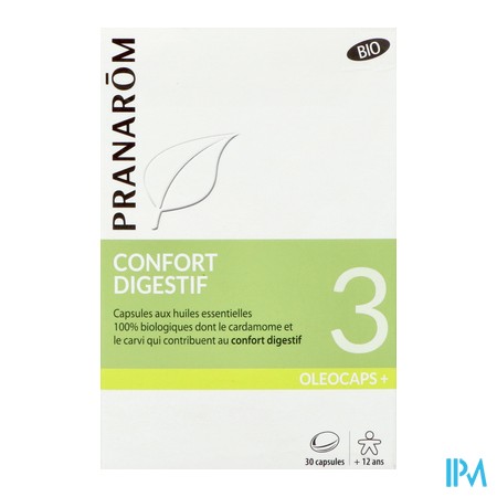 vignette PRANAROM OLEOCAPS+3 DIGEST CAP30