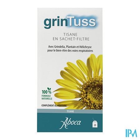 vignette GRINTUSS TISANE SACHET 20