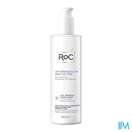 vignette ROC LAIT DEMAQUILLANT MULTI-ACTION 400ML