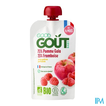 vignette GOOD GOUT POMME FRAMBOISE 120G