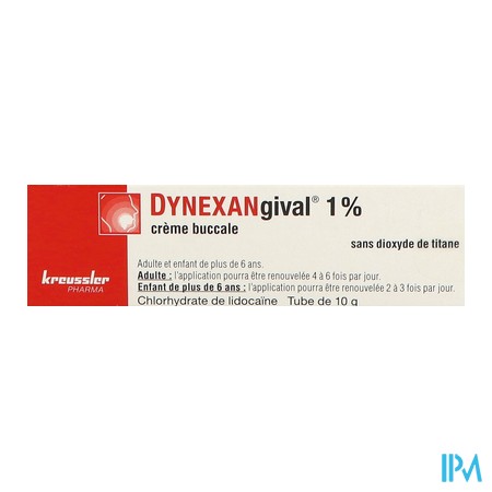 vignette DYNEXANGIVAL 1% CREME BUCC TUB 10G