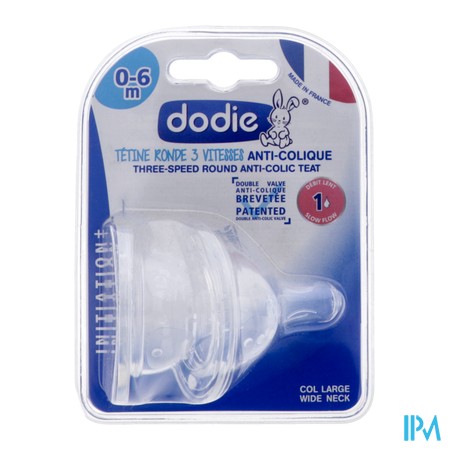 vignette DODIE TETINE 1 INIT+ A/COL 0-6M SILICONE