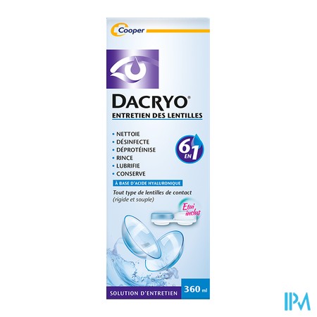 vignette DACRYO ENTRETIEN LENTILLES 360ML