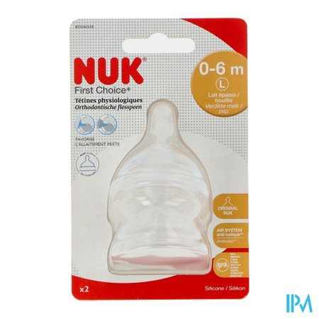 vignette TETINE NUK SILIC T1 L LIQ/EPAISX2