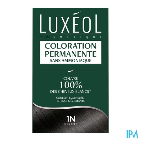 vignette LUXEOL COLORATION 1N NOIR EBENE