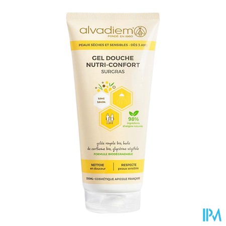 produit ALVADIEM GEL DCH NUTRI 200ML