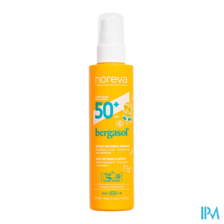 vignette NOREVA BERGASOL SPR INV ENF SPF50+ 200ML