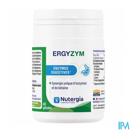 produit ERGYZYM GELULE 40
