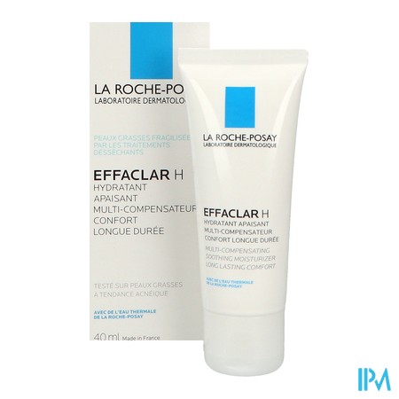 vignette EFFACLAR H HYDR COMPENSAT 40ML