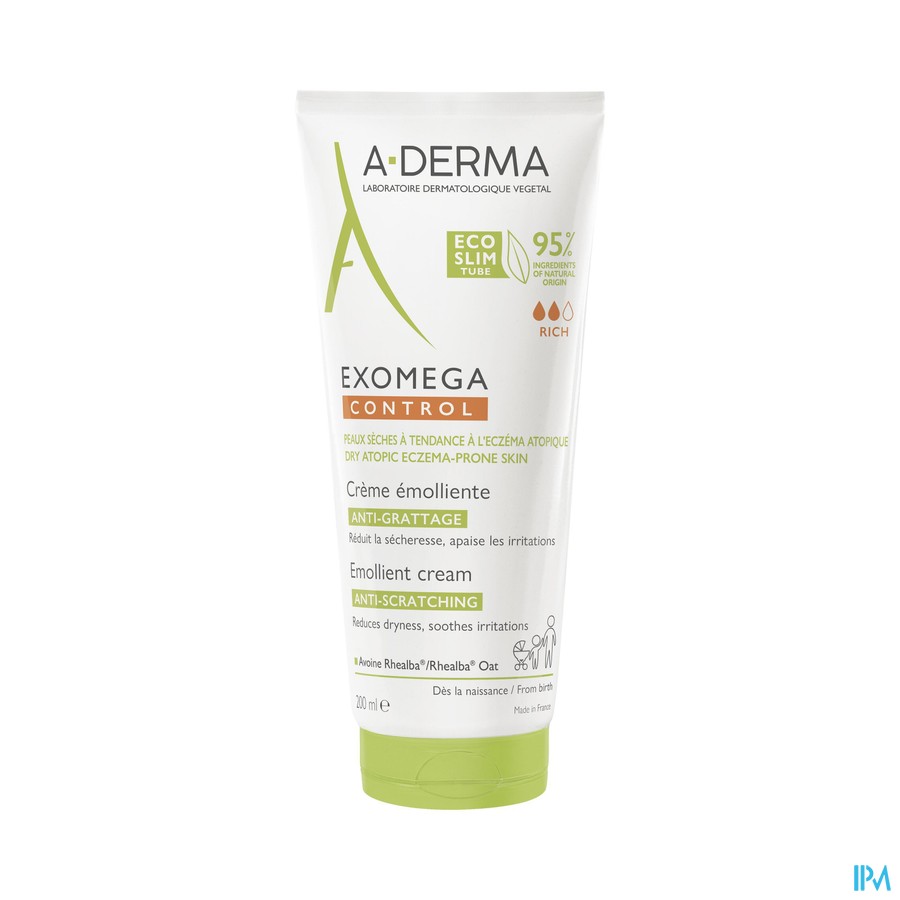 vignette EXOMEGA CREME CONTROL 200ML