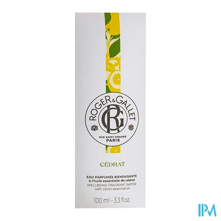 vignette RG EAU PARF BIENFAISANTE CEDRAT FL100ML