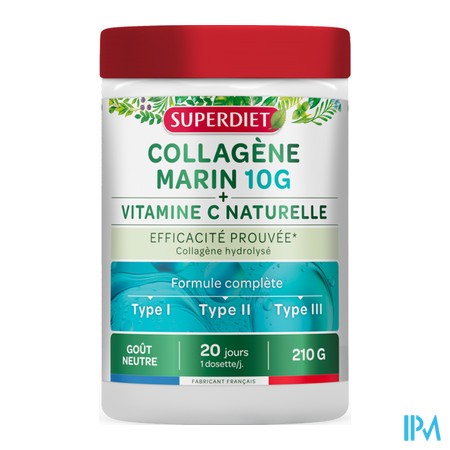 produit COLLAGENE MARIN + VIT C POT 210G
