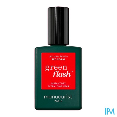 vignette MANUCURIST GREEN FLASH RED CORAL 15ML