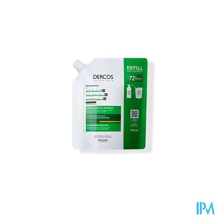 vignette DERCOS DS SH A/PEL SEC RECH 500ML
