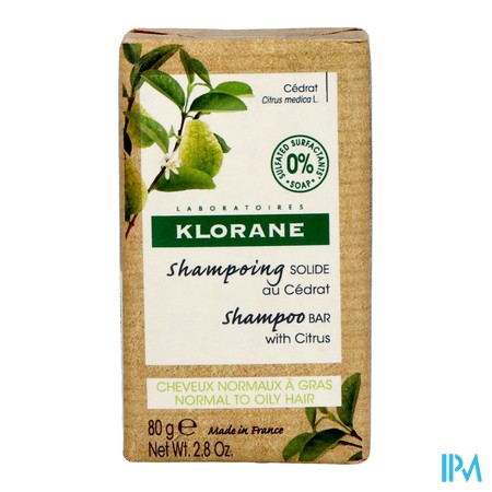 vignette KLORANE SH SOLIDE CEDRAT 80G