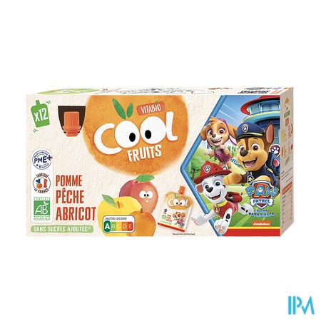 vignette VITABIOCOOL POM/PECH/ABRICO 12X90G