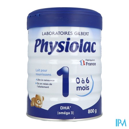 vignette PHYSIOLAC LAIT 1ER AGE 0/6M 800G