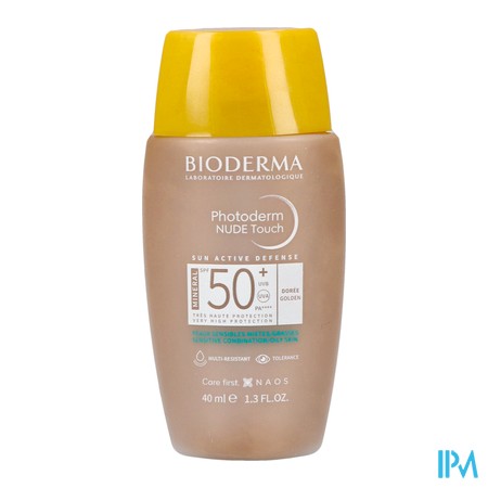 produit BIODERMA PHOTODERM NUDE SPF50+ DORE 40ML