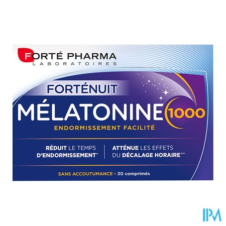 produit FORTE MELATONINE 1000MG BT 30