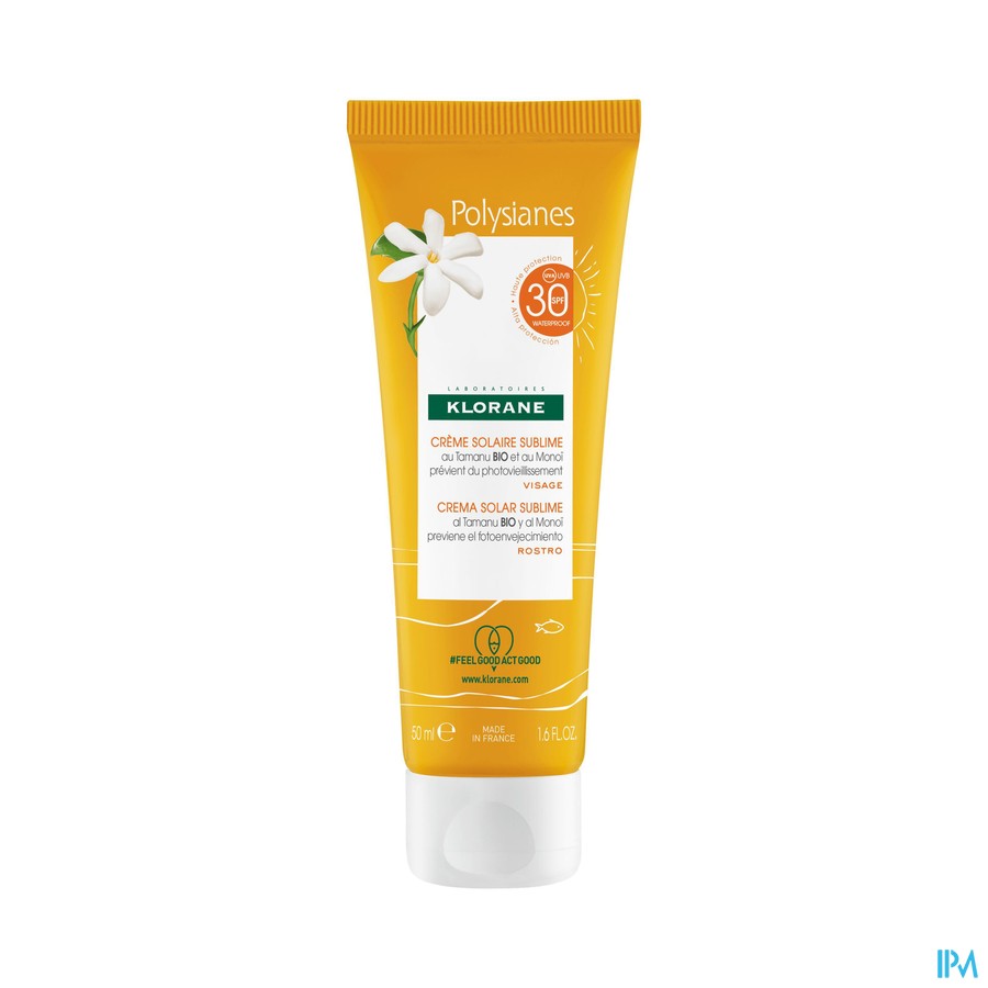 vignette KLORANE SOL CR SPF30 VISAGE 50ML