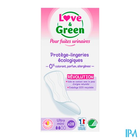 produit LOVE & GREEN PROT-SLIP INCONT ULT MINI 28