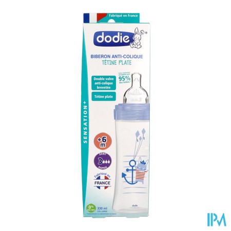 vignette DODIE BIB SENS+ AC 330ML MER +6M DEB3