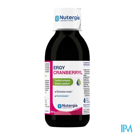 vignette ERGYCRANBERRYL FL 250ML