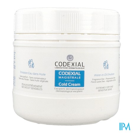 produit CODEXIAL COLD CREAM NEUTR 500ML