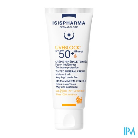 produit UVERBLOCK CR MINERAL TEINTES 40ML