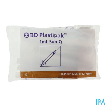 vignette S/SUBQ BD AIG 1ML 13/45 26G 1/2 10