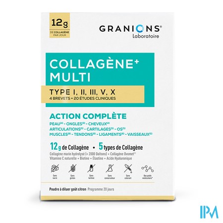 vignette GRANIONS COLLAGENE MULTI POUDRE 260G