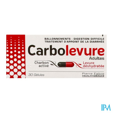 vignette CARBOLEVURE AD GELULE 30