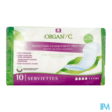vignette ORGANYC SERV INCONT LEG EXTRA 10
