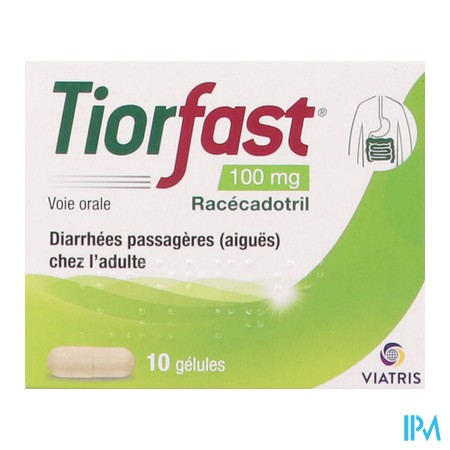 vignette TIORFAST 100MG GELULE 10