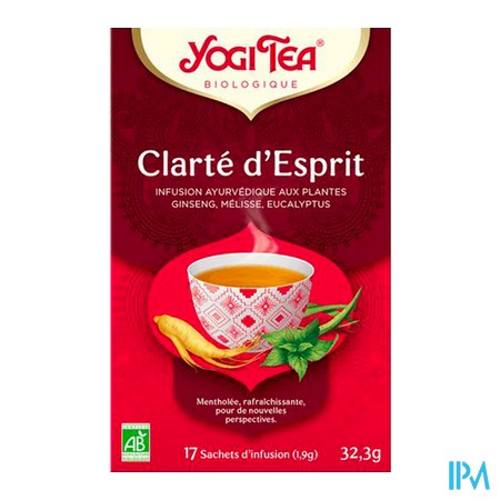 produit YOGI TEA CLARTE D'ESPRIT 32,3G