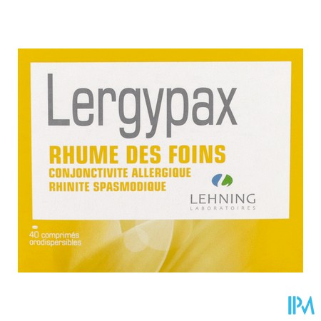 vignette LERGYPAX CPR OROD 40